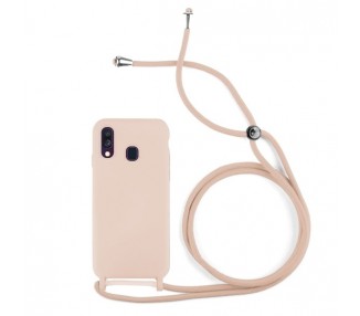 Funda suave con Cordón Samsung Galaxy A40 5-Colores