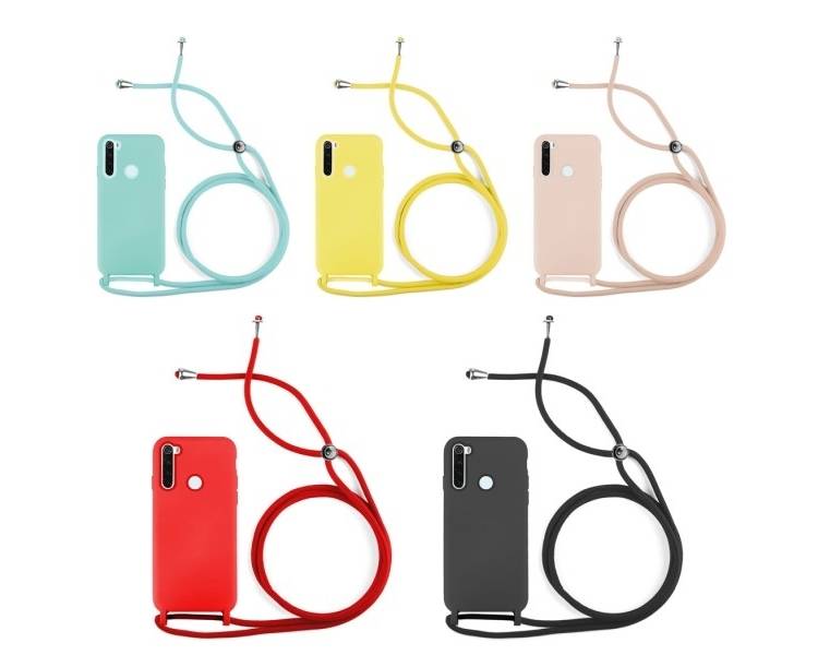 Funda suave con Cordón Xiaomi Redmi Note 8T 5-Colores