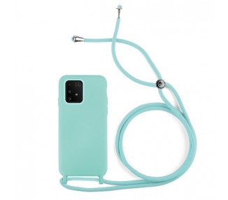 Funda suave con Cordón Samsung Galaxy A91/S10 Lite 7-Colores