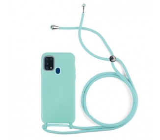 Funda suave con Cordón Samsung Galaxy M31 5-Colores