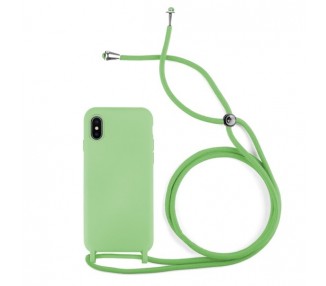 Funda suave con Cordón Iphone X/XS 5-Colores