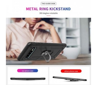 Funda Aluminio Antigolpe IPhone 11 con Imán y Soporte de Anilla 360º