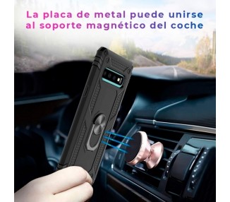 Funda Aluminio Antigolpe IPhone XR con Imán y Soporte de Anilla 360º