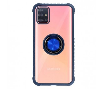 Funda Gel Antigolpe Samsung Galaxy A31 Imán Soporte Anilla 4 Colores