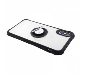 Funda Gel Antigolpe iPhone 12 Pro Max 6.7 Imán Soporte Anilla 4 Colores