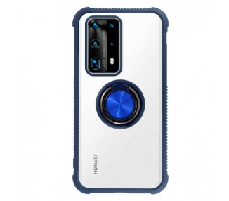 Funda Gel Antigolpe Huawei P40 Pro con Imán y Soporte de Anilla 360º 4 Colores