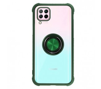 Funda Gel Antigolpe Huawei P40 Lite con Imán y Soporte de Anilla 360º 4 Colores