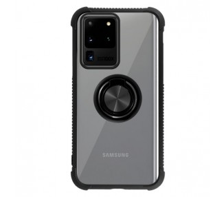 Funda Gel Antigolpe Samsung Galaxy S20 Ultra Imán Soporte Anilla 4 Colores
