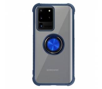 Funda Gel Antigolpe Samsung Galaxy S20 Ultra Imán Soporte Anilla 4 Colores