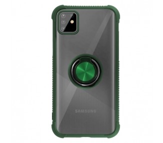 Funda Gel Antigolpe Samsung Galaxy A81/Note 10 Lite Imán Soporte Anilla 