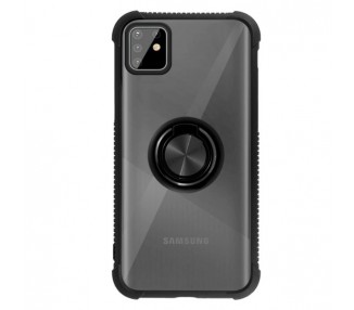 Funda Gel Antigolpe Samsung Galaxy A81/Note 10 Lite Imán Soporte Anilla 