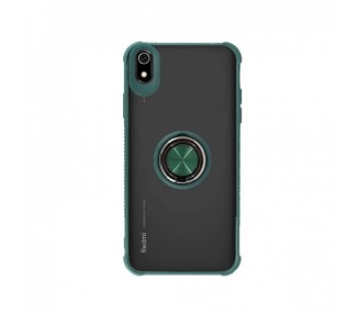 Funda Gel Antigolpe Xiaomi Redmi 8/8A Imán Soporte Anilla 4 Colores