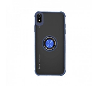 Funda Gel Antigolpe Xiaomi Redmi 8/8A Imán Soporte Anilla 4 Colores