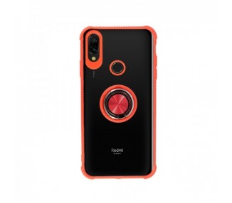 Funda Gel Antigolpe Xiaomi Redmi 7 con Imán y Soporte de Anilla 360º 4 Colores