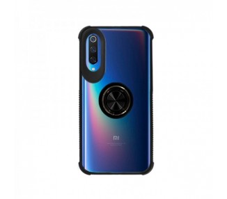 Funda Gel Antigolpe Xiaomi Mi 9 con Imán y Soporte de Anilla 360º 4 Colores