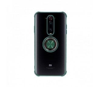 Funda Gel Antigolpe Xiaomi Mi 9T con Imán y Soporte de Anilla 360º 4 Colores