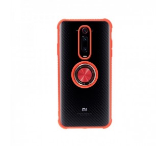 Funda Gel Antigolpe Xiaomi Mi 9T con Imán y Soporte de Anilla 360º 4 Colores