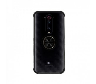Funda Gel Antigolpe Xiaomi Mi 9T con Imán y Soporte de Anilla 360º 4 Colores