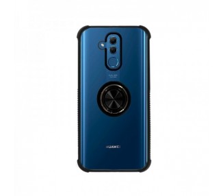 Funda Gel Antigolpe Huawei Mate 20 Lite Imán Soporte Anilla 4 Colores