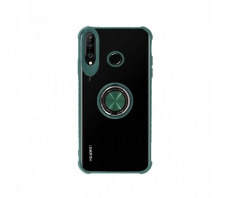 Funda Gel Antigolpe Huawei P30 Lite con Imán y Soporte de Anilla 360º 4 Colores
