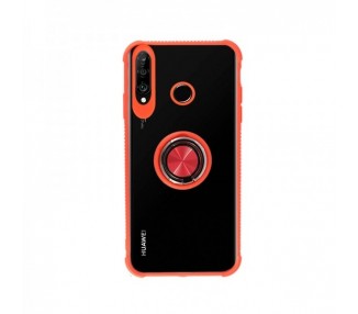 Funda Gel Antigolpe Huawei P30 Lite con Imán y Soporte de Anilla 360º 4 Colores