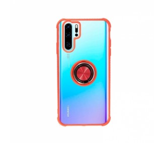 Funda Gel Antigolpe Huawei P30 Pro con Imán y Soporte de Anilla 360º 4 Colores
