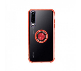 Funda Gel Antigolpe Huawei P30 con Imán y Soporte de Anilla 360º 4 Colores