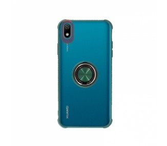 Funda Gel Antigolpe Huawei Y5 2019 con Imán y Soporte de Anilla 360º 4 Colores