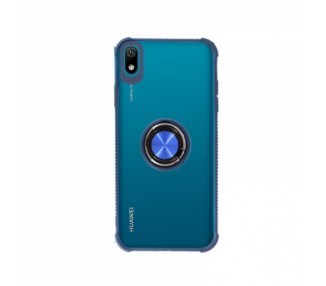 Funda Gel Antigolpe Huawei Y5 2019 con Imán y Soporte de Anilla 360º 4 Colores