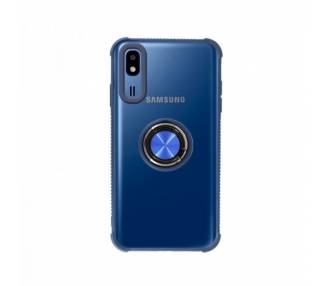 Funda Gel Antigolpe Samsung Galaxy A2 Core con Imán y Soporte de Anilla 360º 4 Colores