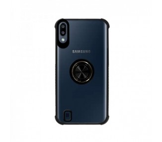 Funda Gel Antigolpe Samsung Galaxy A10, M10 Imán Soporte Anilla 4 Colores