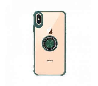 Funda Gel Antigolpe iPhone X / Xs con Imán y Soporte de Anilla 360º 4 Colores
