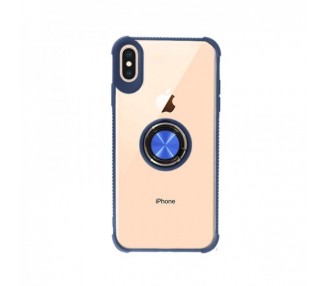 Funda Gel Antigolpe iPhone X / Xs con Imán y Soporte de Anilla 360º 4 Colores