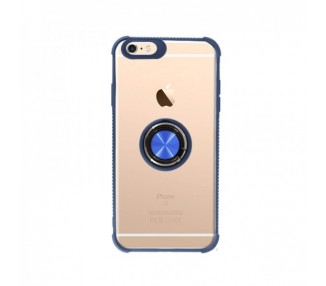 Funda Gel Antigolpe iPhone 6 Plus con Imán y Soporte de Anilla 360º 4 Colores