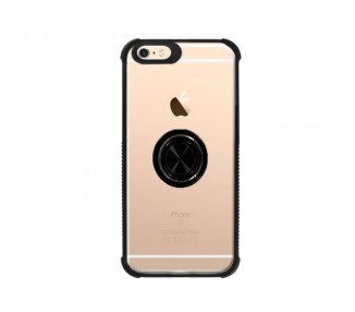 Funda Gel Antigolpe iPhone 6 Plus con Imán y Soporte de Anilla 360º 4 Colores