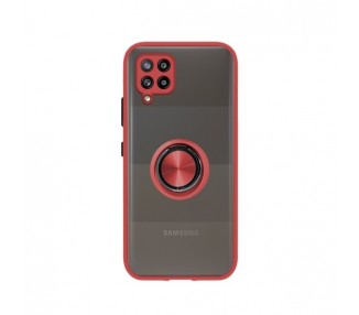 Funda Gel Samsung Galaxy A42-5G Iman con soporte Smoked