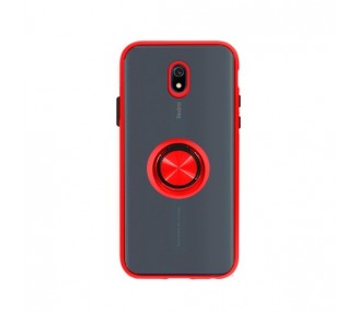 Funda Gel Xiaomi Redmi 8 con soporte Smoked