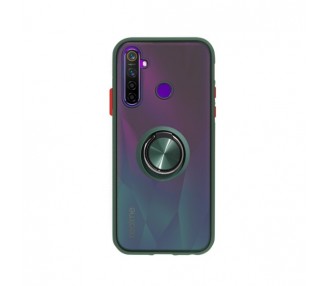 Funda Gel Realme 5 Iman con soporte Smoked