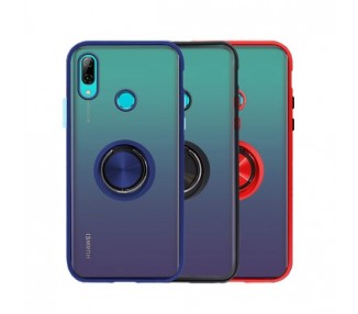 Funda Gel Huawei P Smart 2019 Iman con soporte Smoked