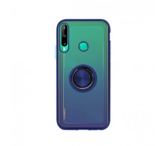Funda Gel Huawei P40 Lite-E con soporte Smoked