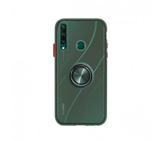 Funda Gel Huawei Y6P Iman con soporte Smoked