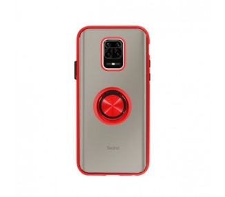 Funda Gel Xiaomi Redmi Note 9 Iman con soporte Smoked