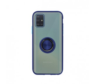 Funda Gel Samsung Galaxy A51 5G Iman con soporte Smoked