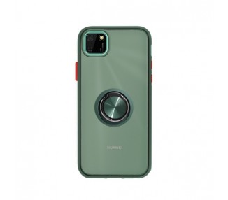 Funda Gel Huawei Y5P Iman con soporte Smoked