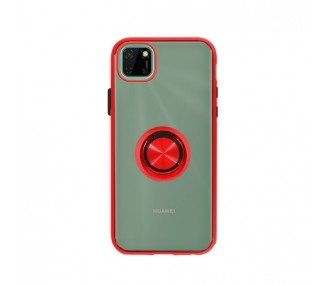 Funda Gel Huawei Y5P Iman con soporte Smoked