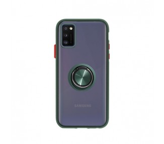 Funda Gel Samsung Galaxy A41 Iman con soporte Smoked