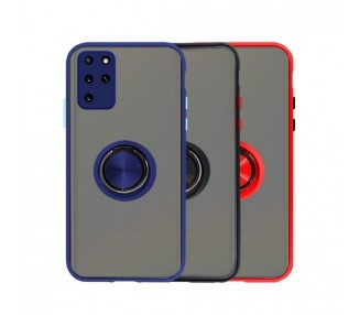 Funda Gel Samsung Galaxy S20 Plus Iman con soporte Smoked