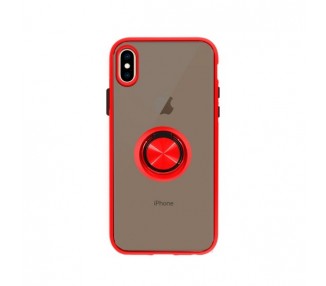Funda Gel iPhone X/XS Iman con soporte Smoked