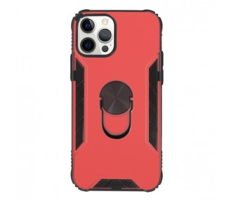 Funda Gel Antigolpe IPhone 12 Pro Max con Imán y Soporte de Anilla 360º