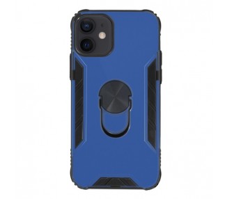 Funda Gel Antigolpe IPhone 12 / 12 Pro con Imán y Soporte de Anilla 360º